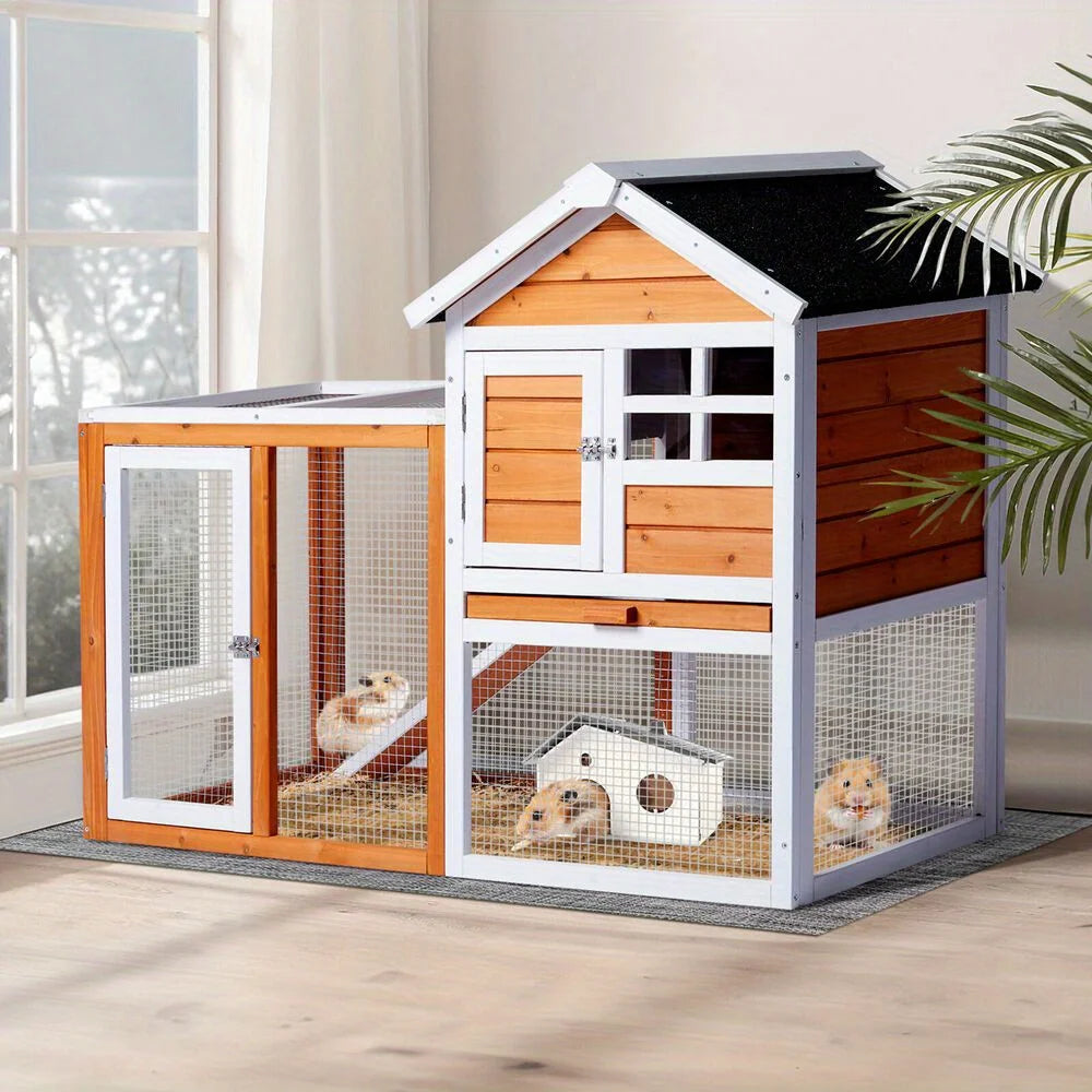 Wooden Rabbit Cage