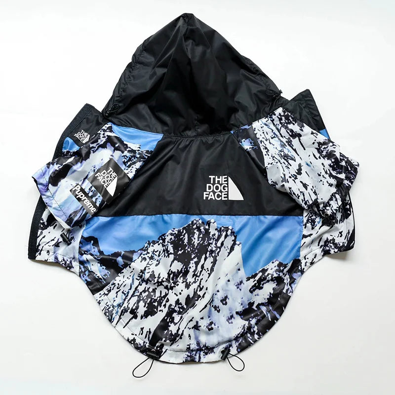 Dog Windbreaker Hoodie Jacket