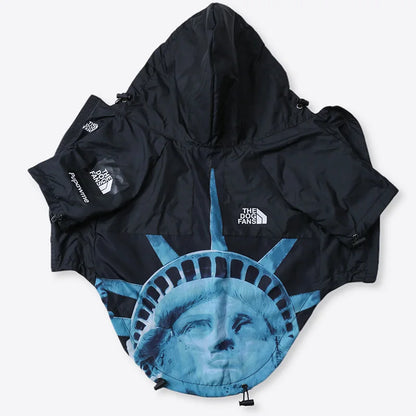 Dog Windbreaker Hoodie Jacket