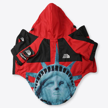 Dog Windbreaker Hoodie Jacket