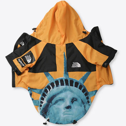 Dog Windbreaker Hoodie Jacket