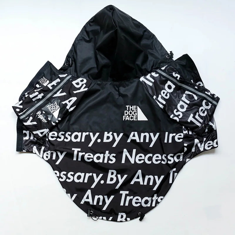 Dog Windbreaker Hoodie Jacket