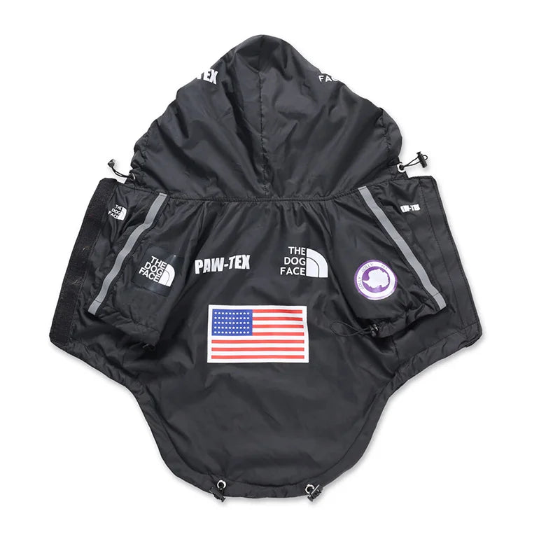 Dog Windbreaker Hoodie Jacket