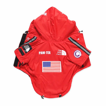 Dog Windbreaker Hoodie Jacket