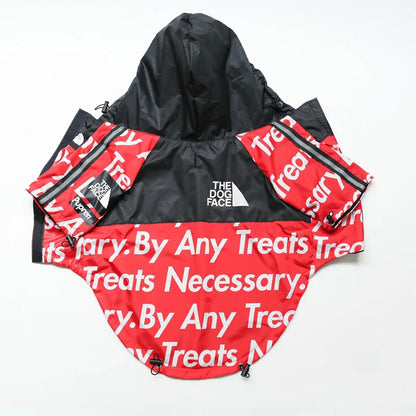 Dog Windbreaker Hoodie Jacket