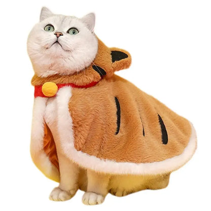 Warm Cat Tiger Cloak Hoodie
