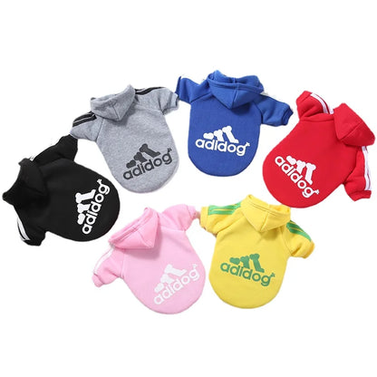 Cotton Hooded Dog Sweatshirt