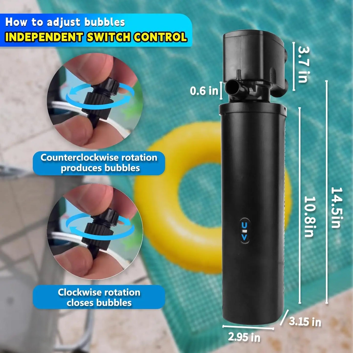 Aquarium Filter For 75-200 Gal Tank