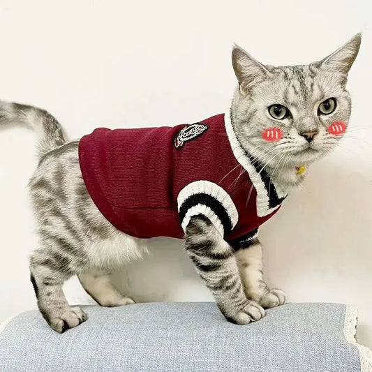 Autumn Winter Cat Sweater