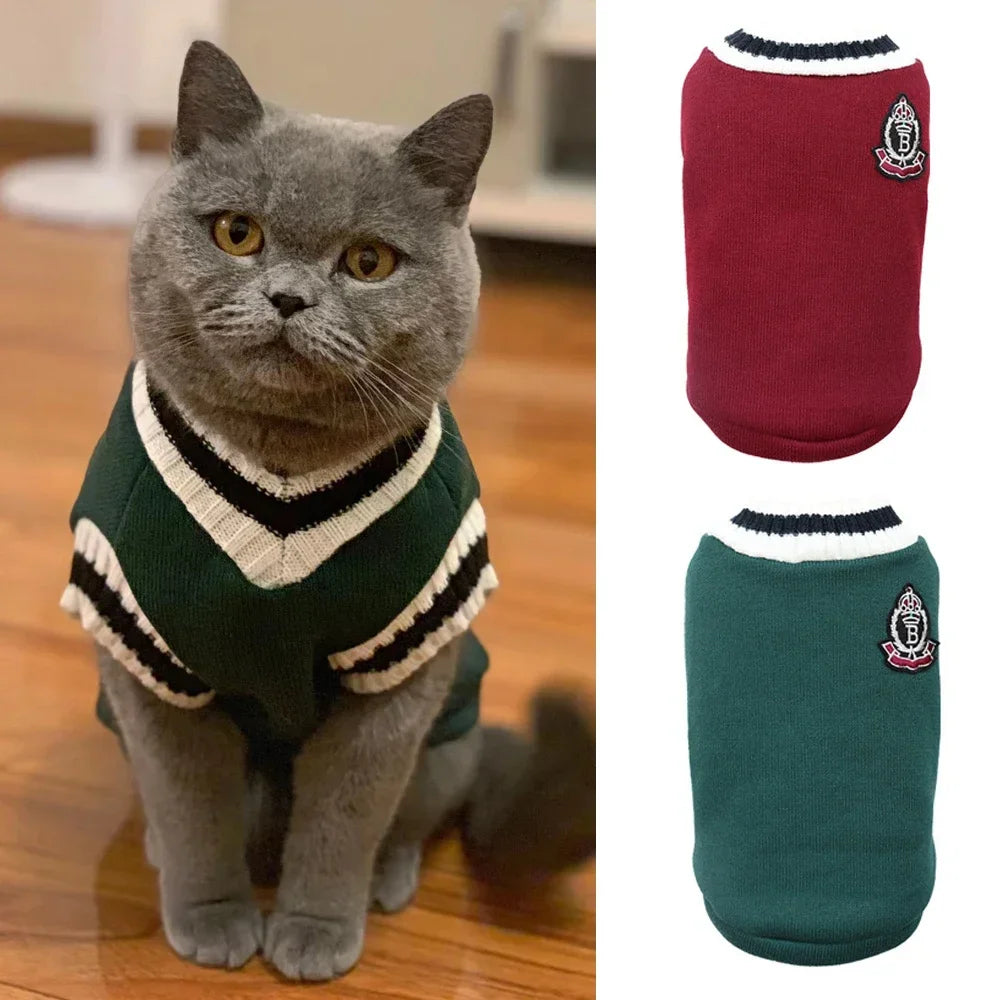 Autumn Winter Cat Sweater