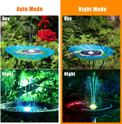 LED Solar Fountain