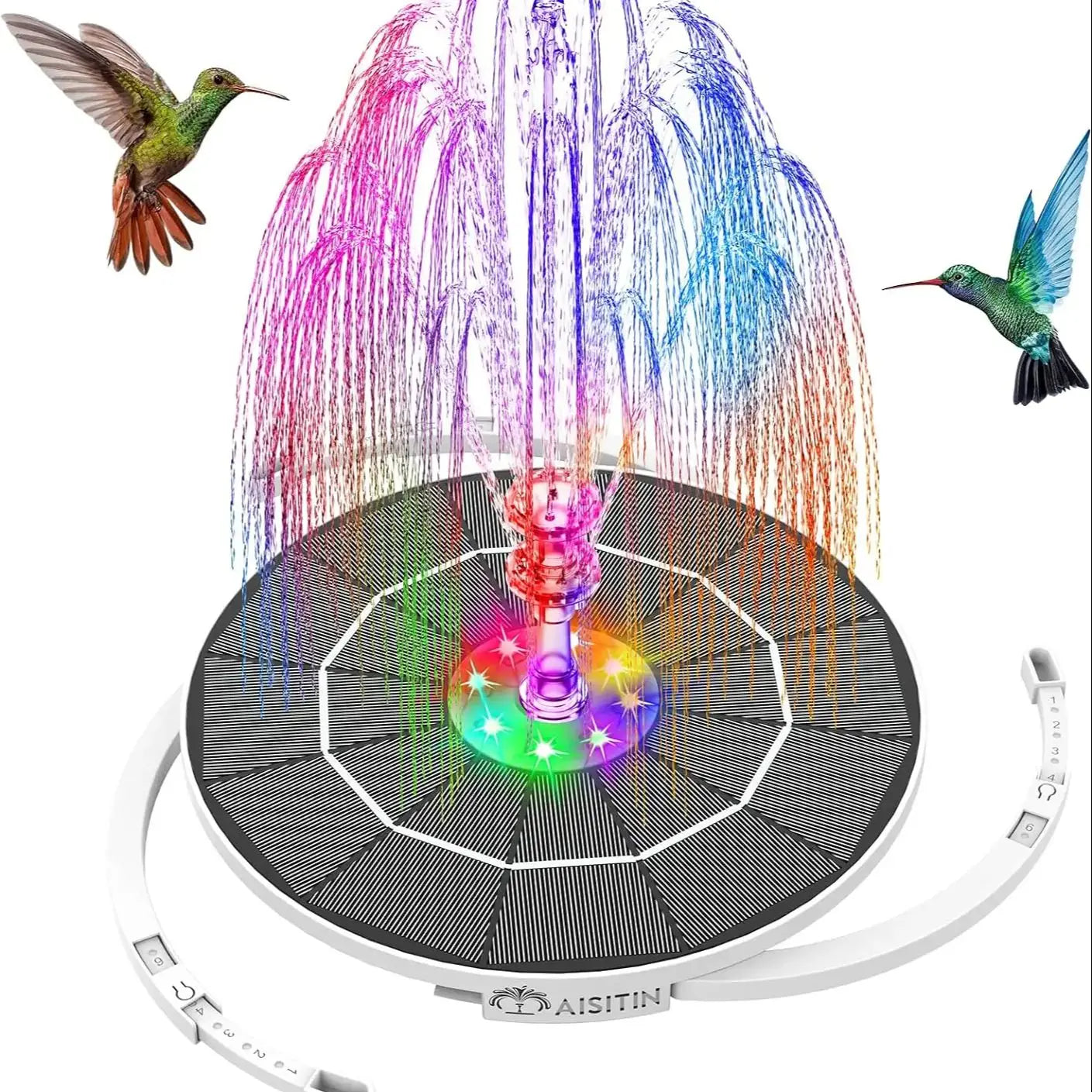 LED Solar Fountain
